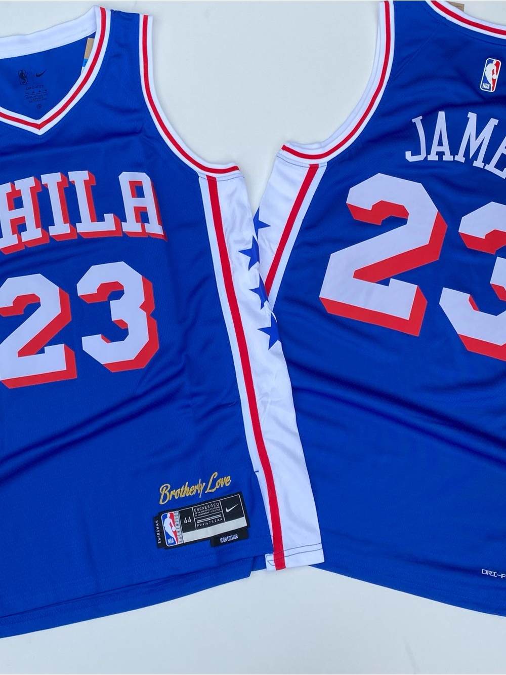 LeBron James Philadelphia 76ers Jersey size M-L